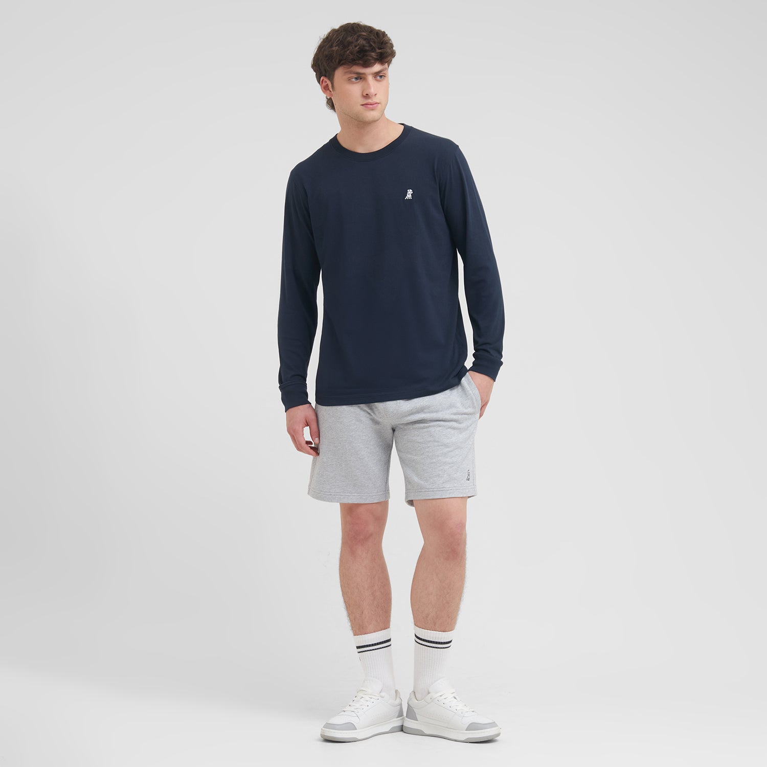 Men's Long Sleeve T-Shirt Dress BLUE | JAMES BARK M / Dress BLUE / White w Navy Border Men's Long Sleeve T-Shirt Dress BLUE | JAMES BARK M / Dress BLUE / White w Navy Border