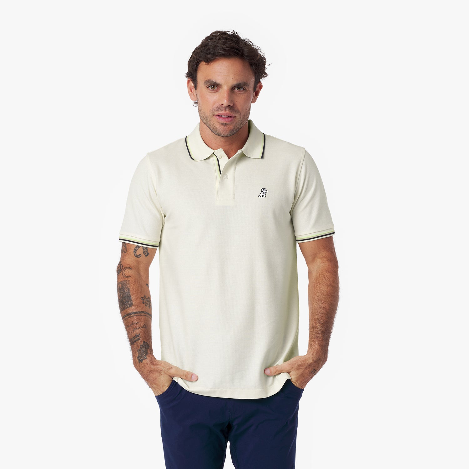 Men's Multi Striped Polo Shirt - JAMES BARK