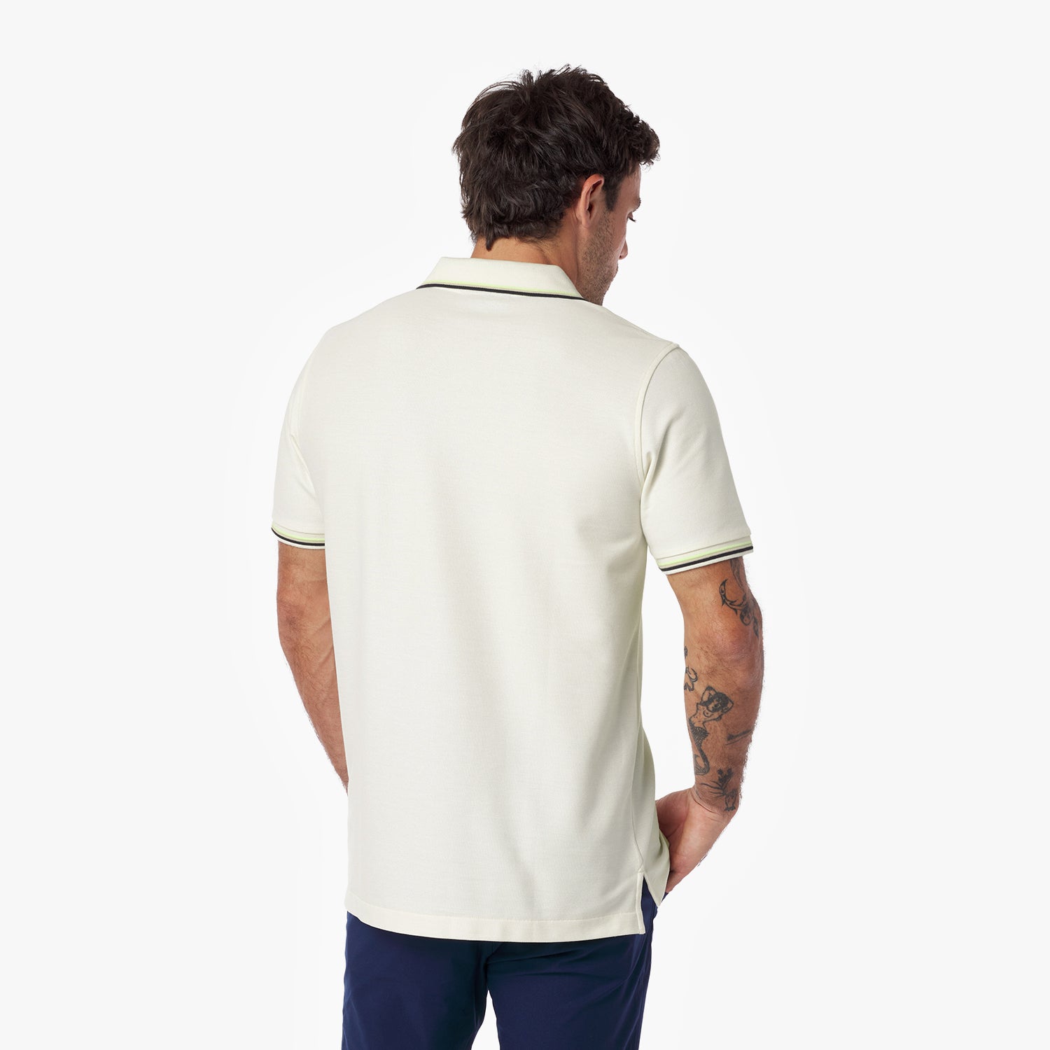 Men's Multi Striped Polo Shirt - JAMES BARK