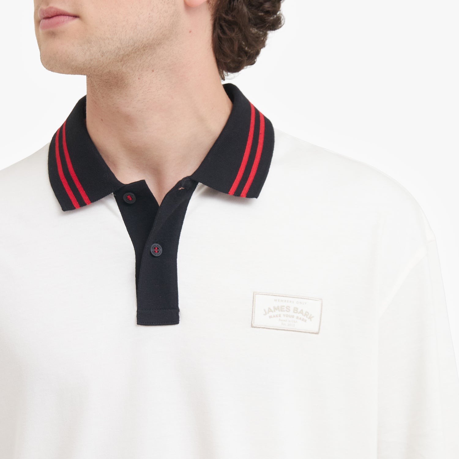 Men's Oversized Polo Shirt - JAMES BARK