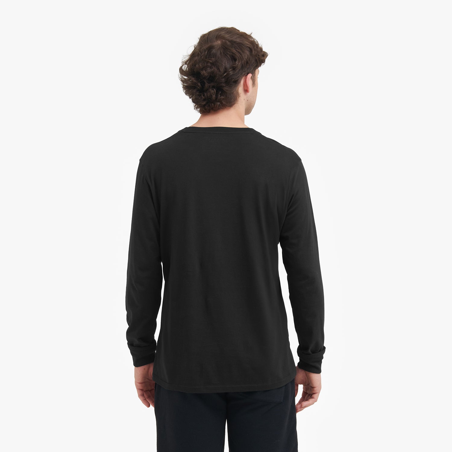Men's Long Sleeve T-Shirt — Black Beauty - JAMES BARK