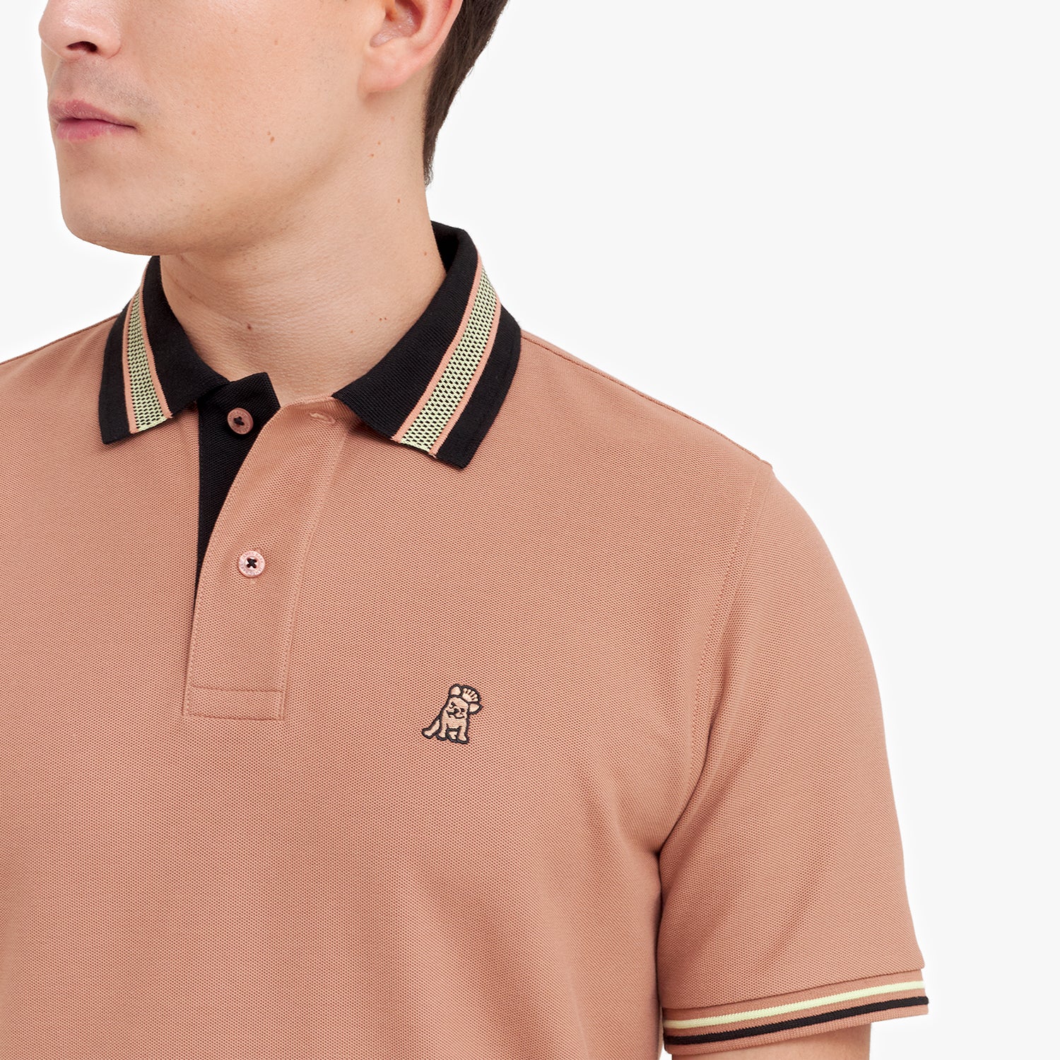 Men's Bold Detail Polo Shirt - JAMES BARK