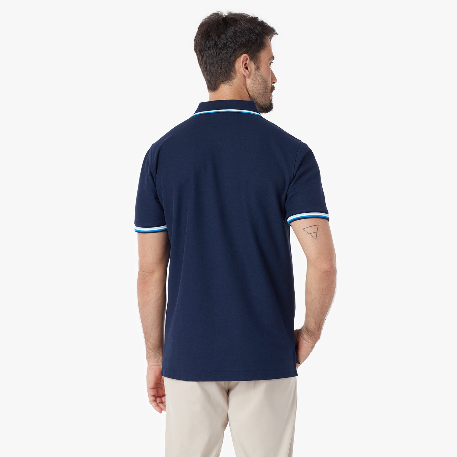 Men's Multi Striped Polo Shirt - JAMES BARK