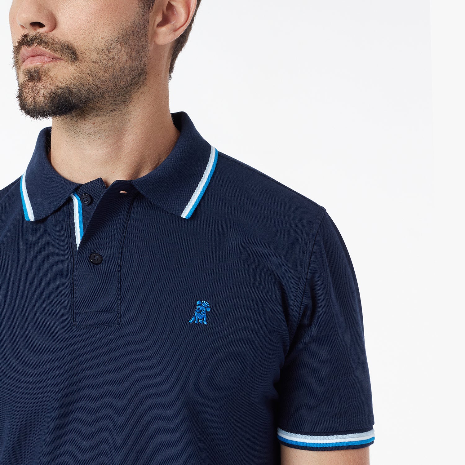 Men's Multi Striped Polo Shirt - JAMES BARK