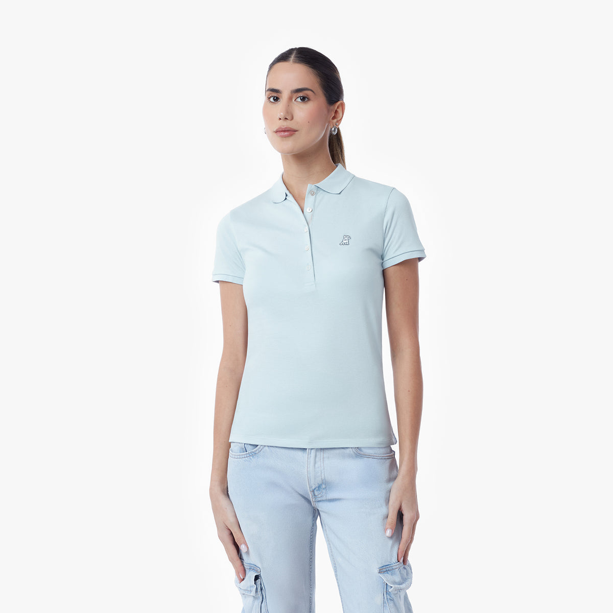 Slim Fit Polo Shirt — Sky Ride