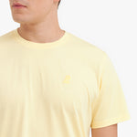 Men's Crew Neck Jersey T-Shirt — Pale Banana/Yellow - JAMES BARK