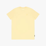 Men's Crew Neck Jersey T-Shirt — Pale Banana/Yellow - JAMES BARK