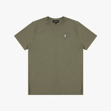 Men's Pique T-Shirt — Burnt Olive/White - JAMES BARK
