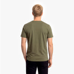 Men's Pique T-Shirt — Burnt Olive/Olive - JAMES BARK