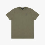 Men's Pique T-Shirt — Burnt Olive/Olive - JAMES BARK