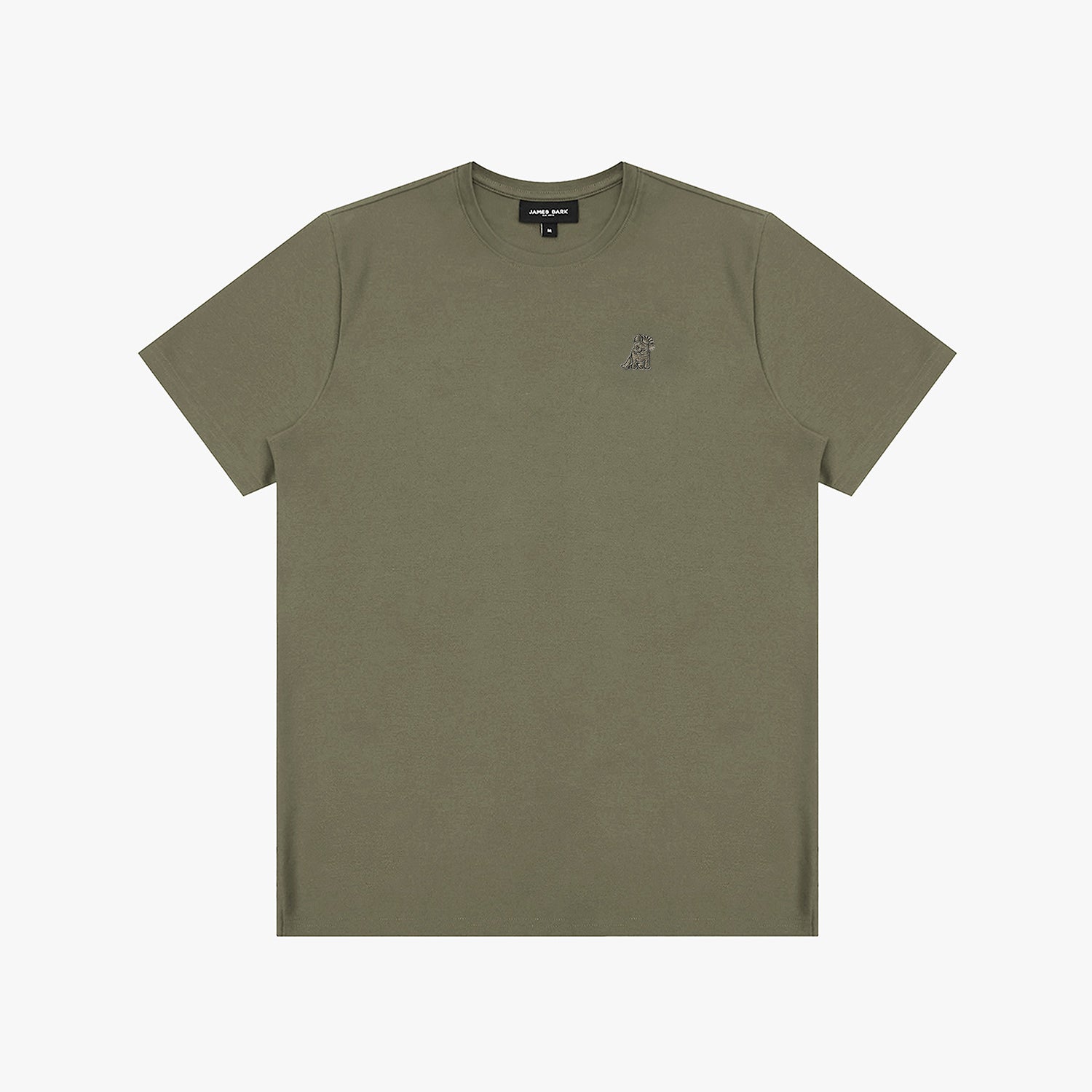 Men's Pique T-Shirt — Burnt Olive/Olive - JAMES BARK