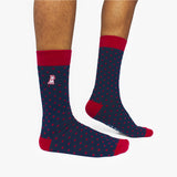 Men's Polka Dot Printed Socks - JAMES BARK