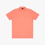 Men's Regular Fit Polo Shirt — Fusion Coral/White - JAMES BARK