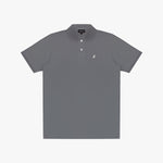 Men's Regular Fit Polo Shirt — Quiet Shade/White - JAMES BARK