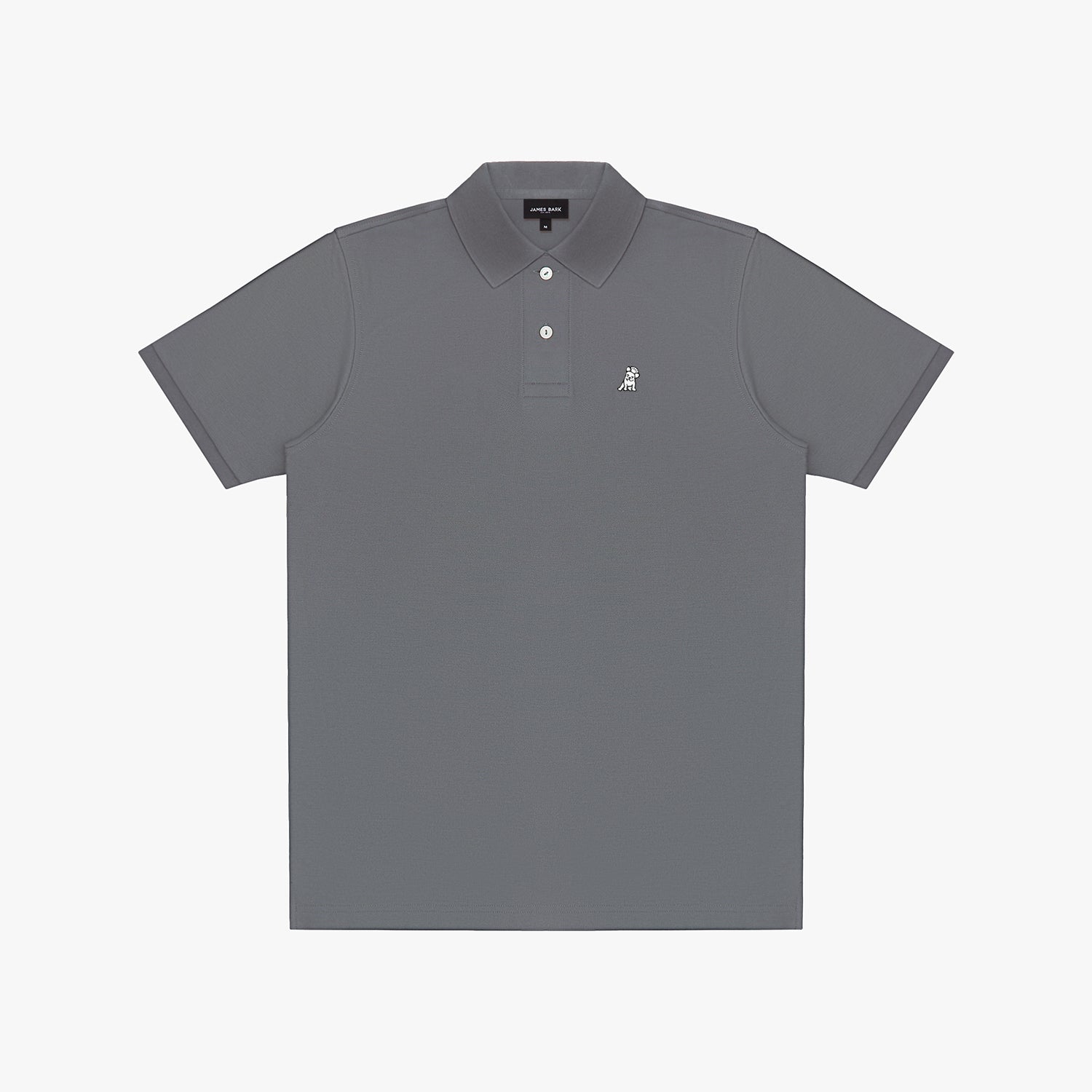 Men's Regular Fit Polo Shirt — Quiet Shade/White - JAMES BARK