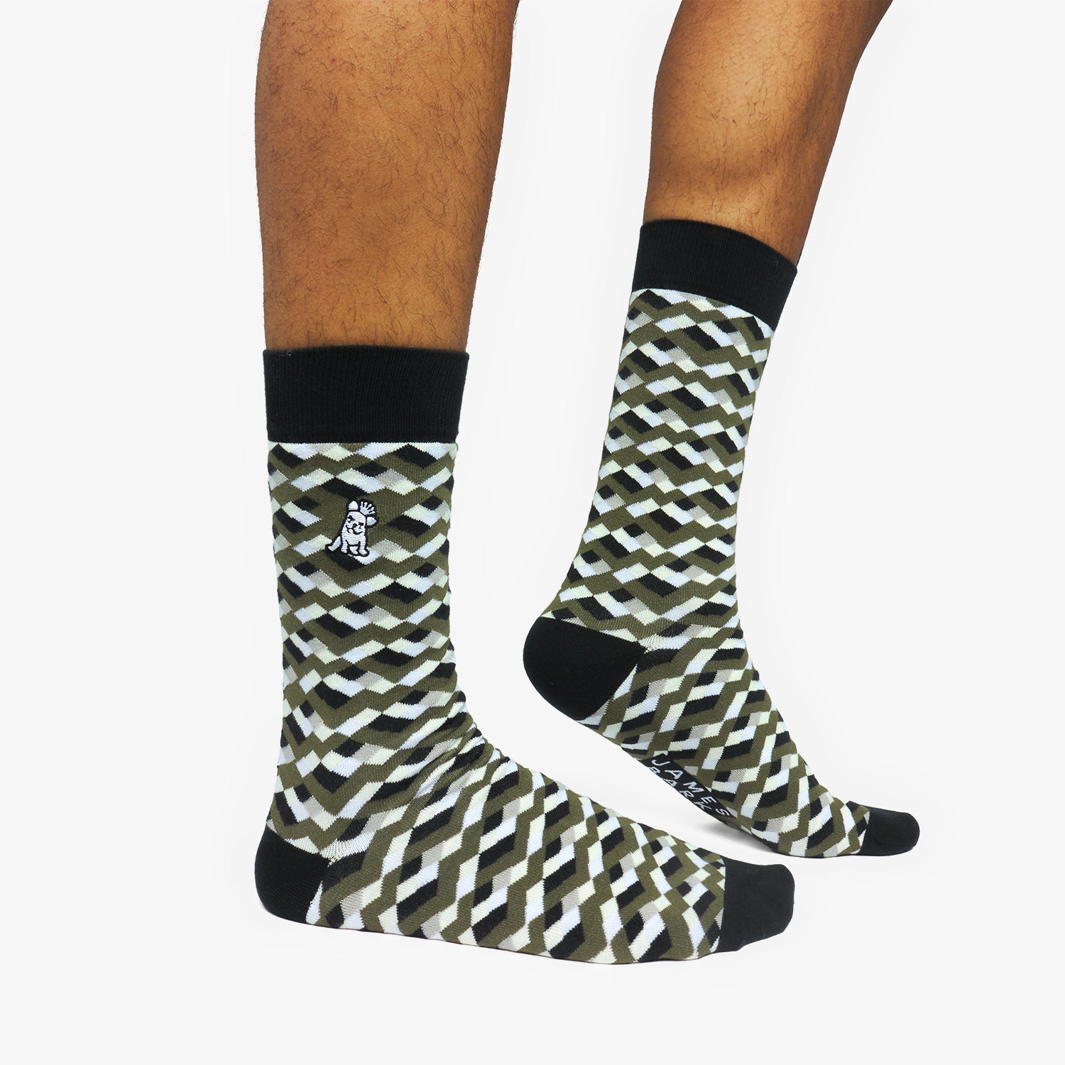 Men's 2 - Pack Printed Socks - JAMES BARK