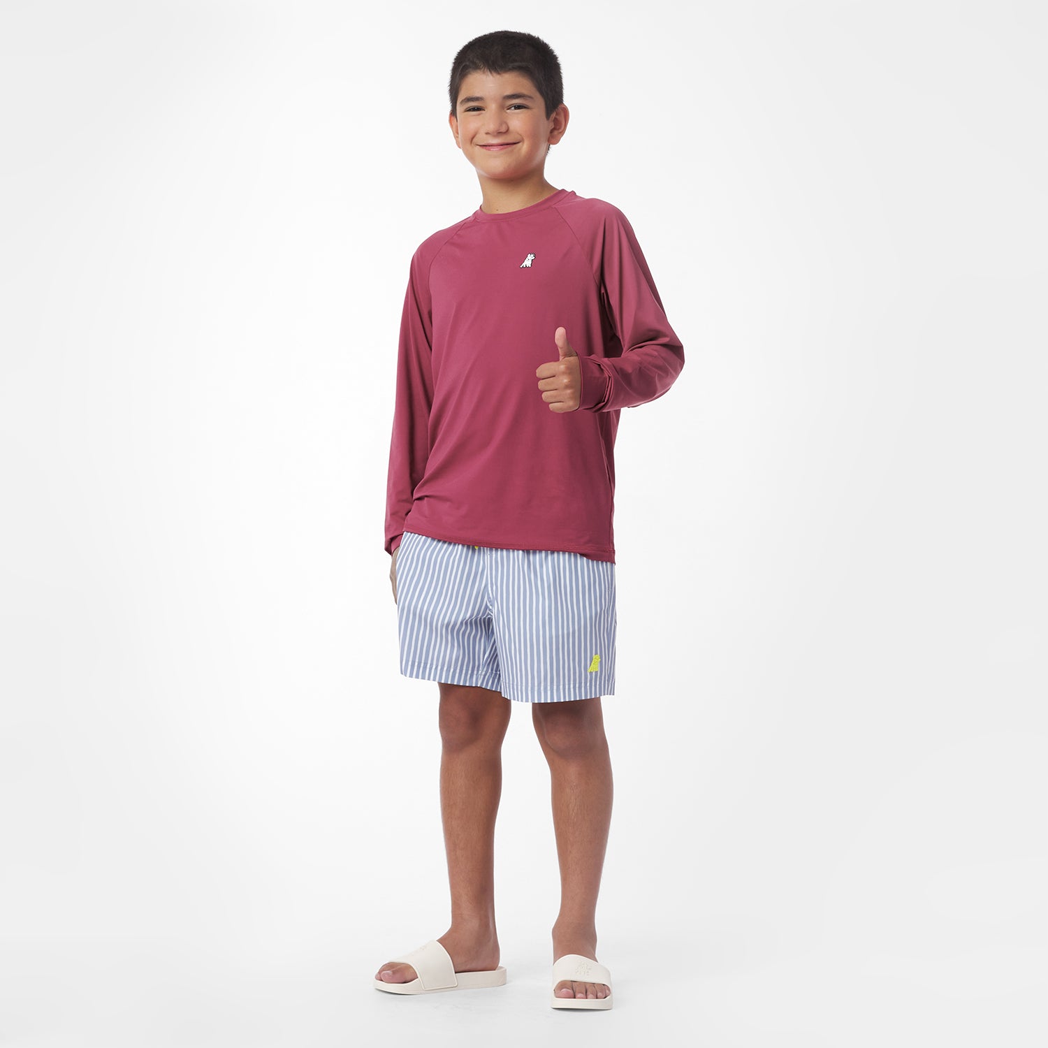 Kids' Crew Neck Rashguard — Salsa - JAMES BARK
