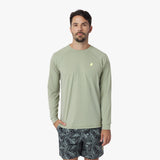 Men's Crew Neck Rashguard — Tea - JAMES BARK