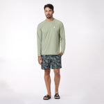 Men's Crew Neck Rashguard — Tea - JAMES BARK
