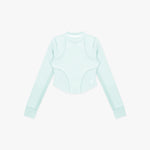 Women's Crop Rashguards — Soothing Sea - JAMES BARK