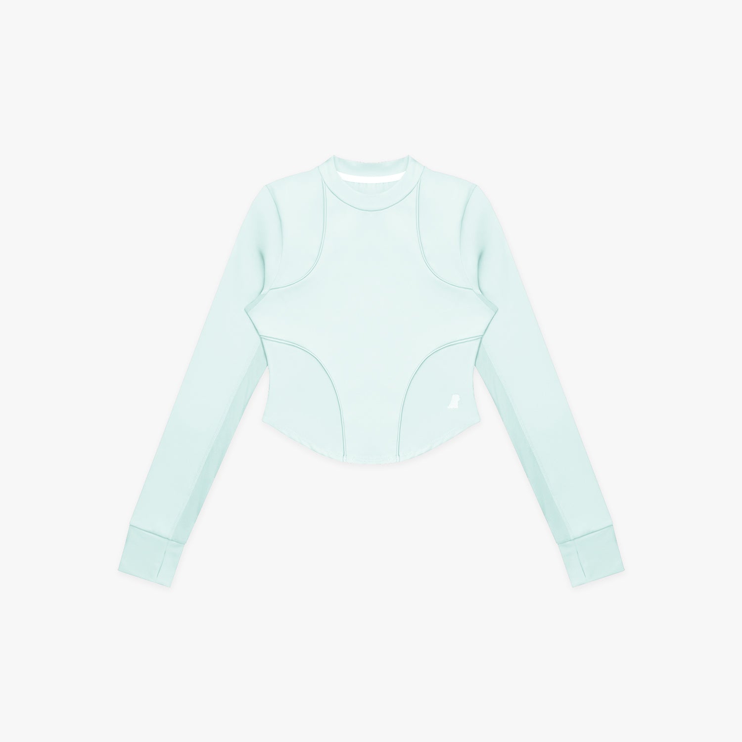 Women's Crop Rashguards — Soothing Sea - JAMES BARK