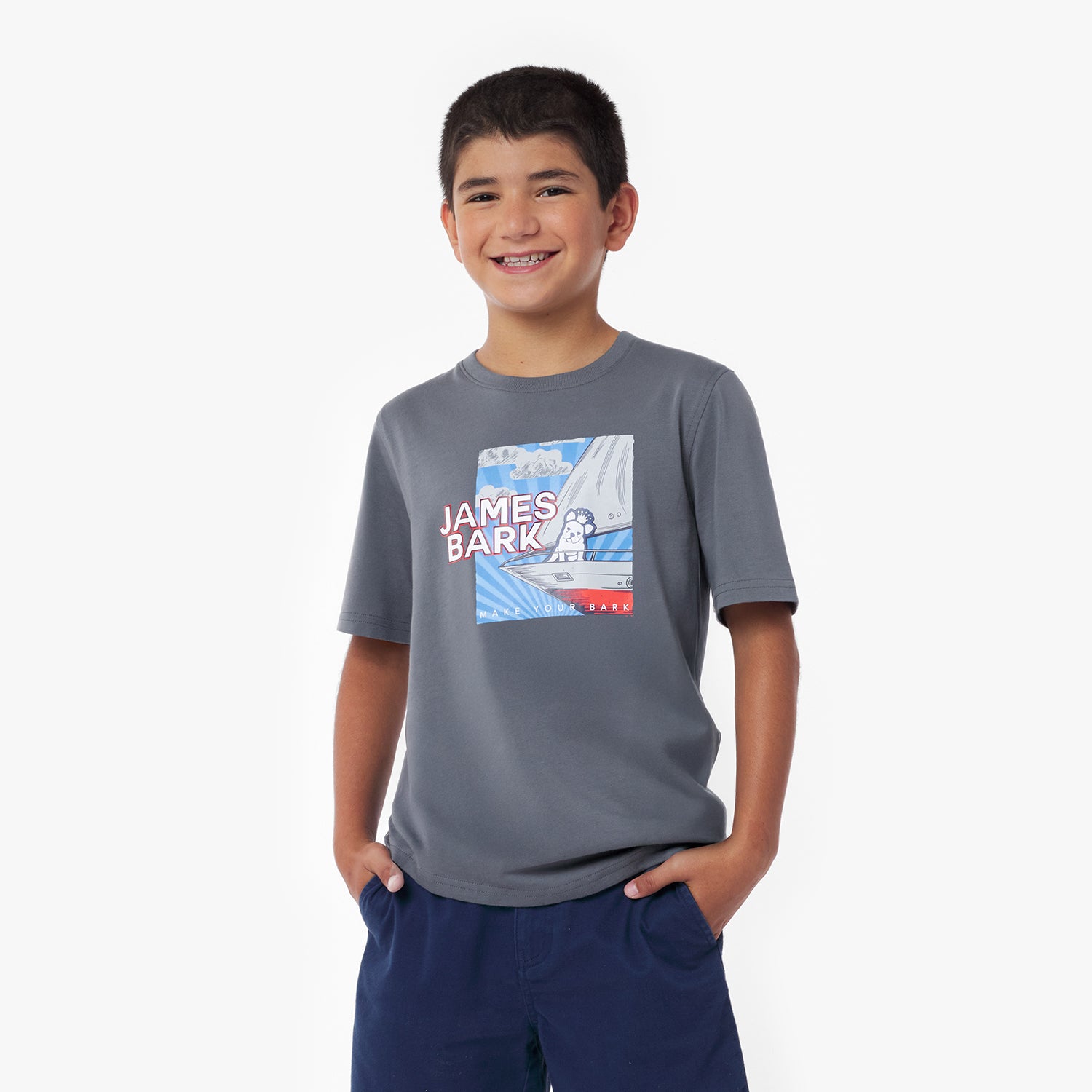 Kid's Sail Away Graphic Tee - JAMES BARK