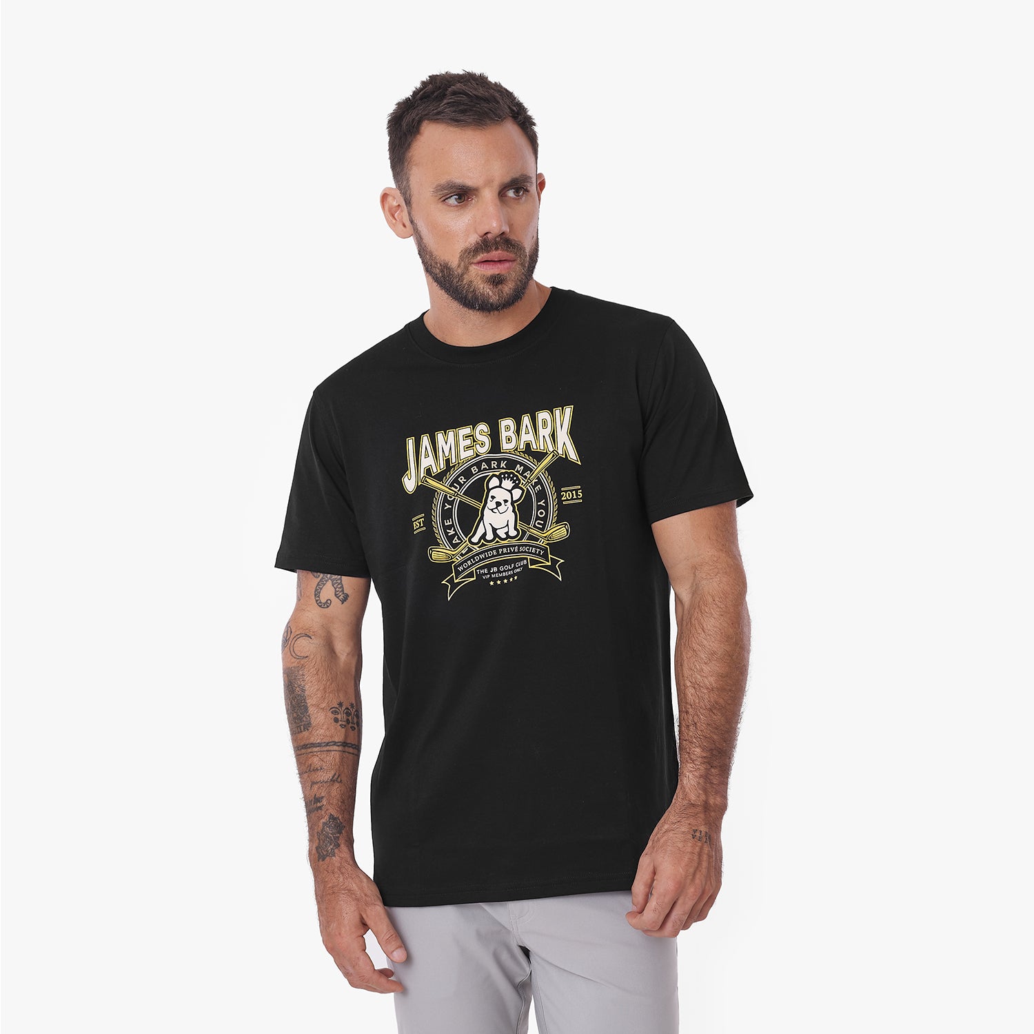 Men's Golf Club Graphic Tee - JAMES BARK