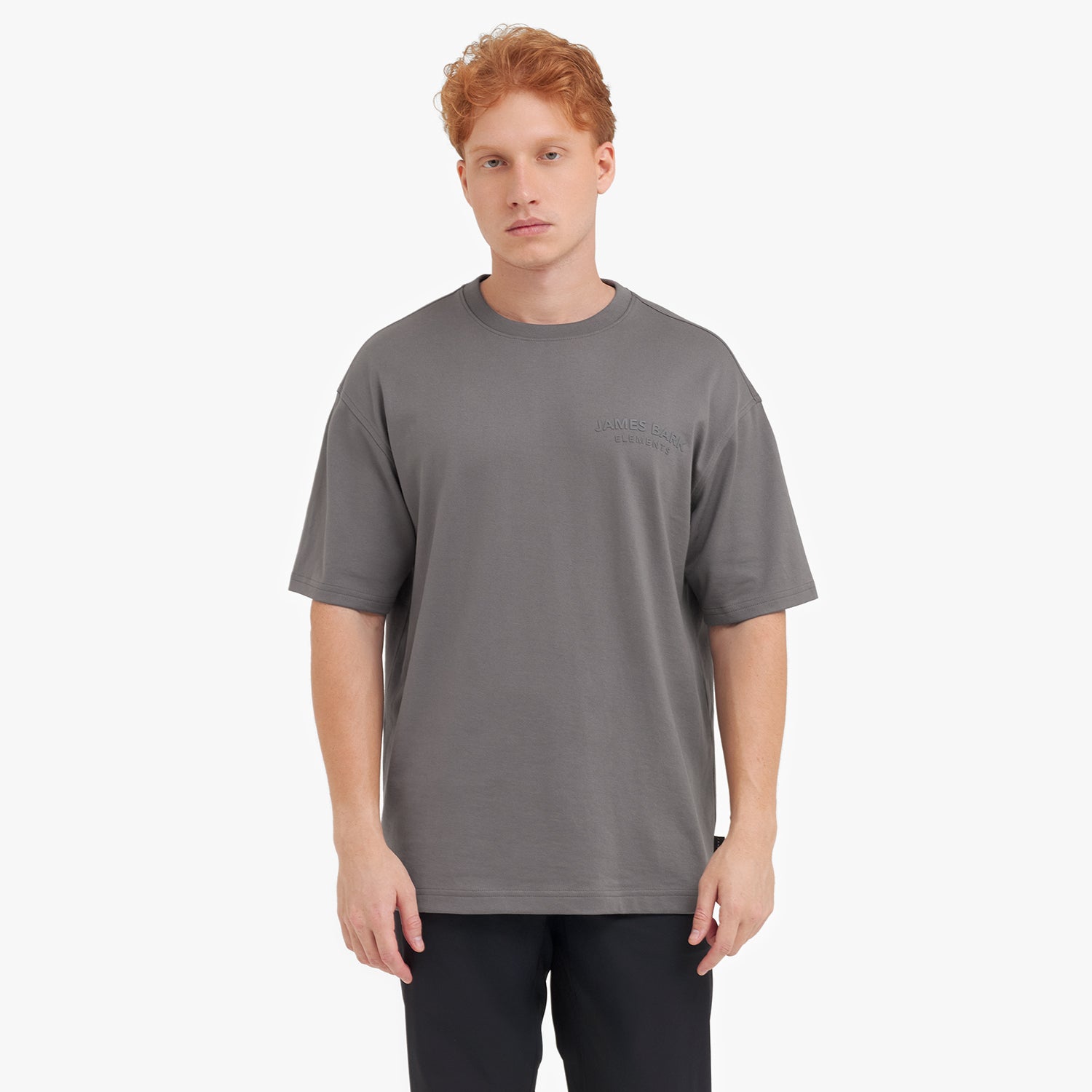 Men's Relaxed Fit Jersey Tee - JAMES BARK