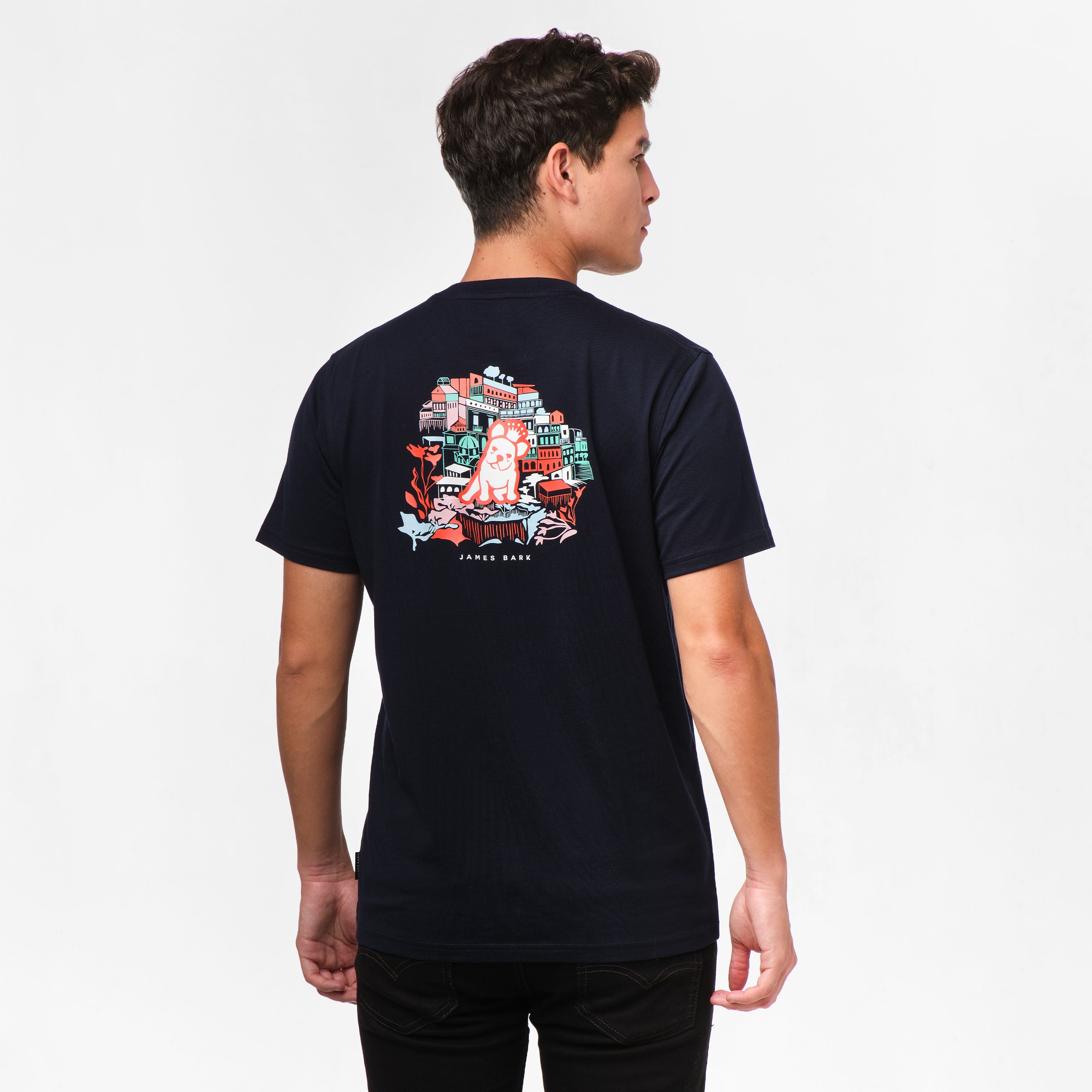 Men's Positano Graphic Tee-JAMES BARK