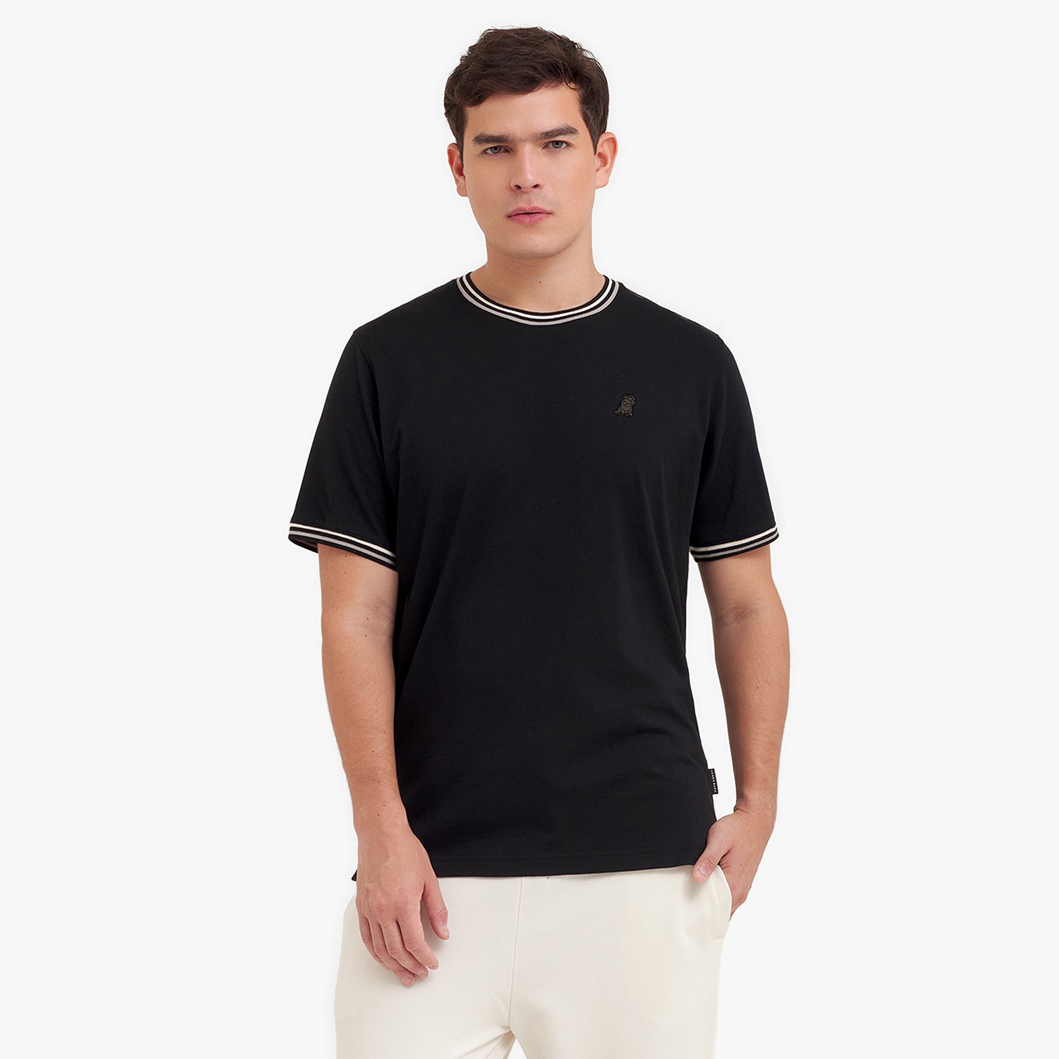 Men's Striped Jersey T-Shirt - JAMES BARK