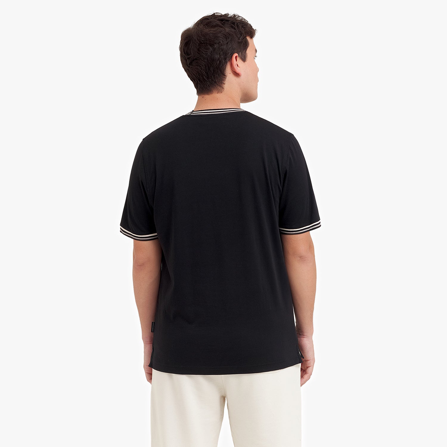 Men's Striped Jersey T-Shirt - JAMES BARK