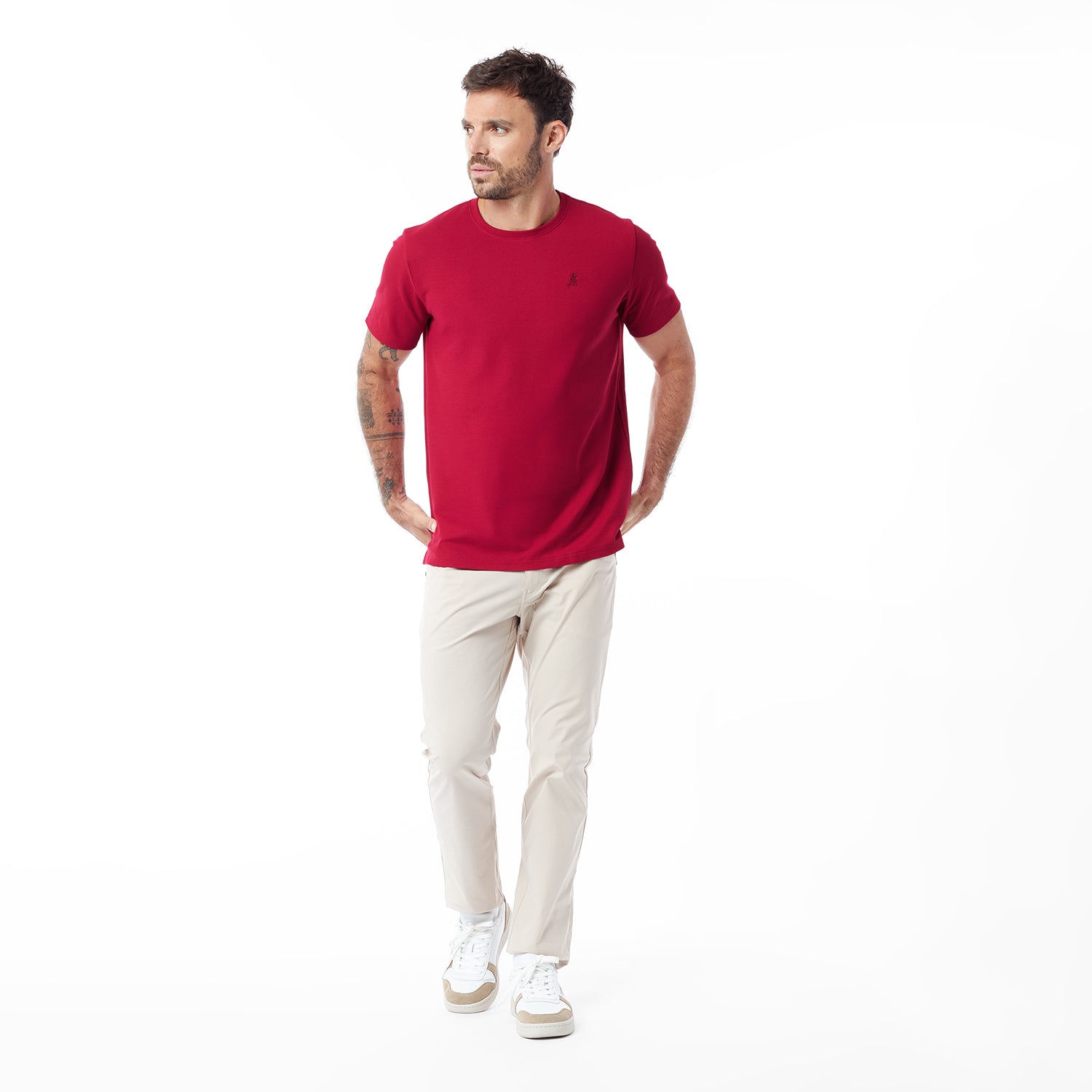 Men's Pique T-Shirt - JAMES BARK