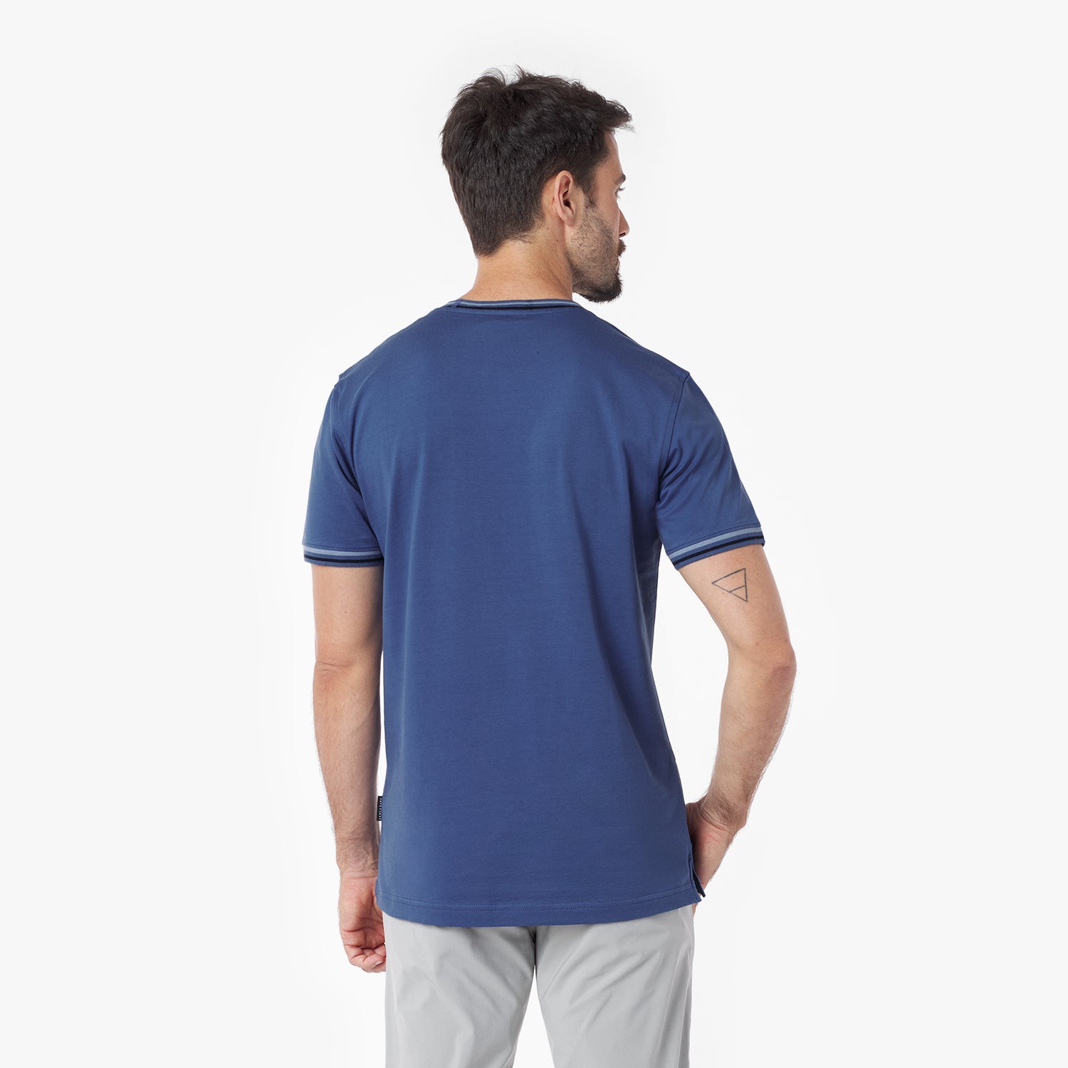 Men's Striped Jersey T-Shirt - JAMES BARK