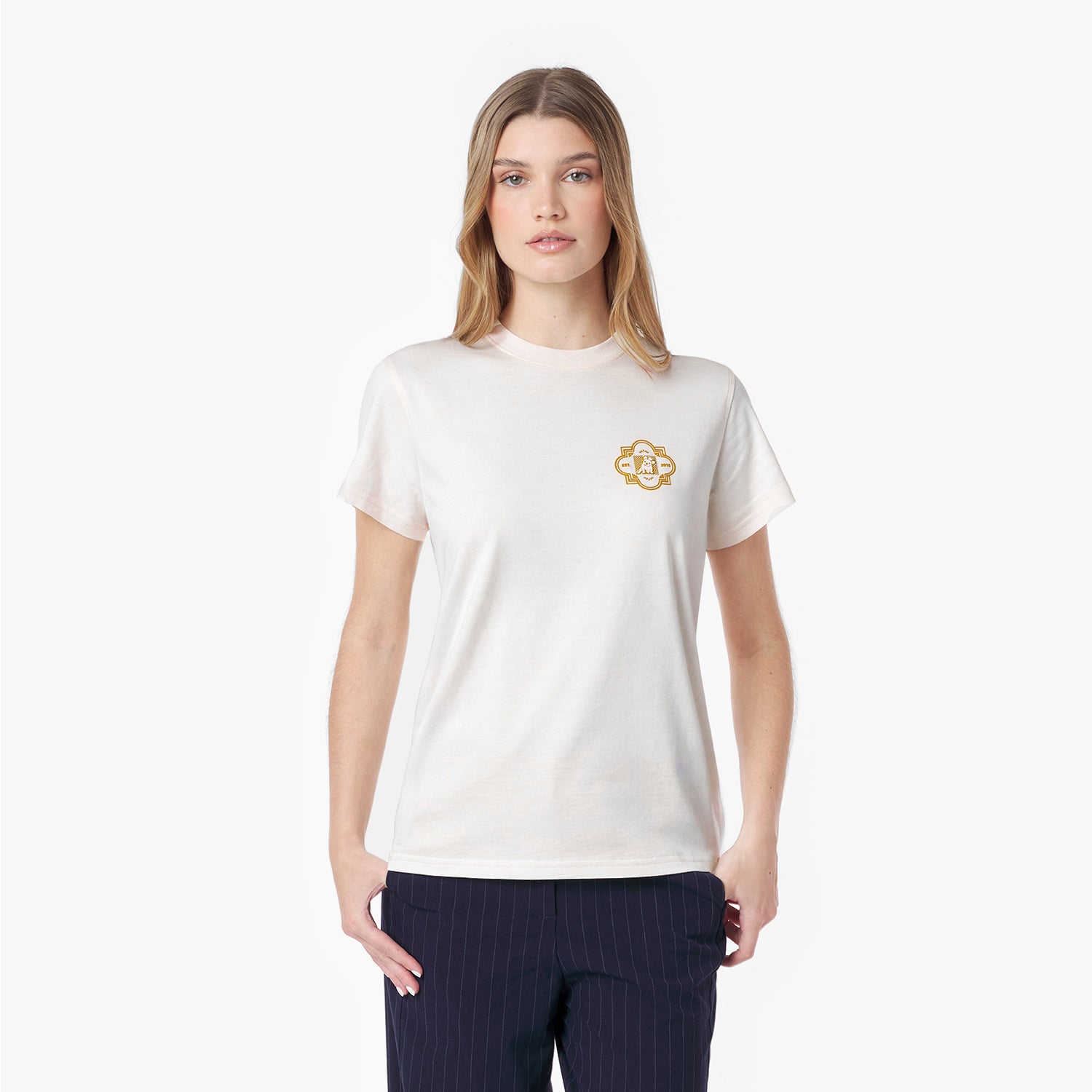 Women's Tile Emblem Graphic Tee - JAMES BARK