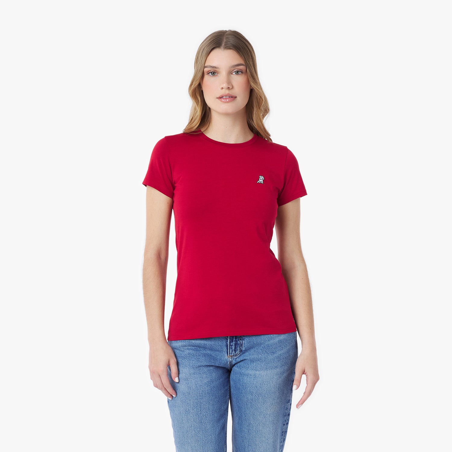 Women's Crew Neck Jersey T-Shirt - JAMES BARK