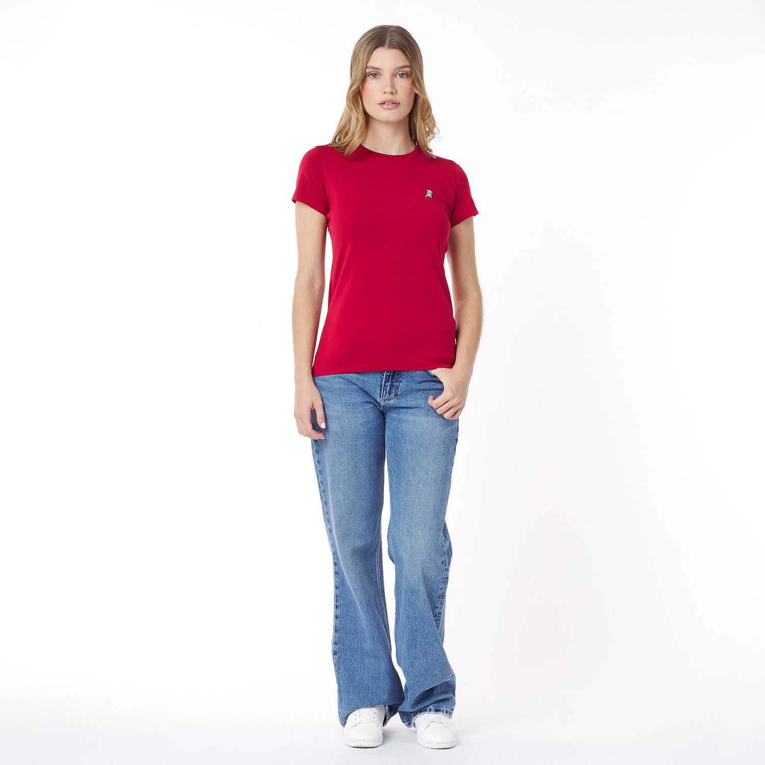 Women's Crew Neck Jersey T-Shirt - JAMES BARK
