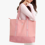 Color Block Tote Bag — Rose - JAMES BARK