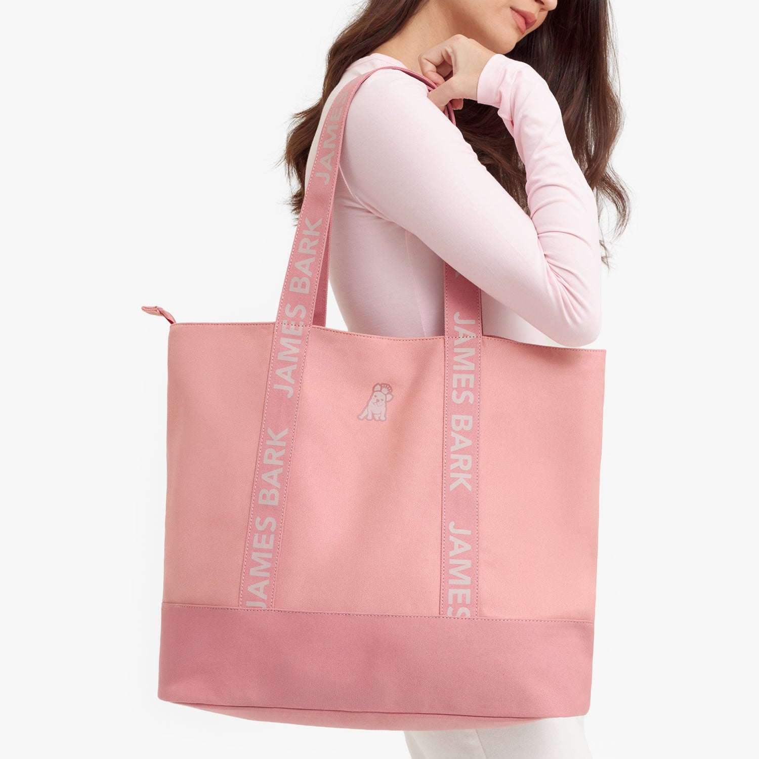 Color Block Tote Bag — Rose - JAMES BARK
