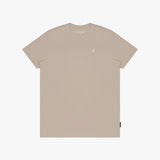 Men's Crew Neck Jersey T-Shirt — Simply Taupe/Beige - JAMES BARK