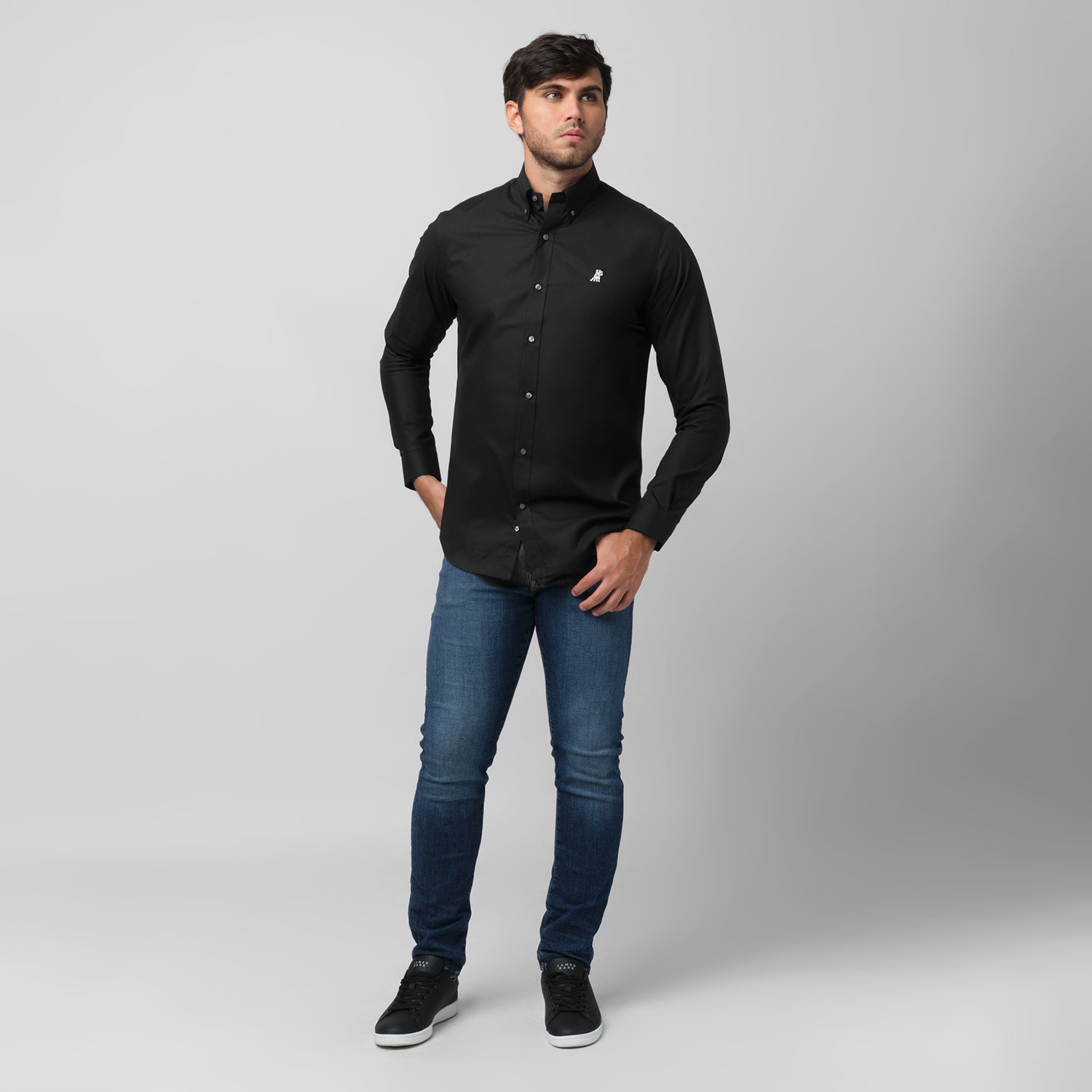 Men's Button Down Poplin Shirt - JAMES BARK