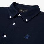 Men's Pique Button Down Shirt - JAMES BARK