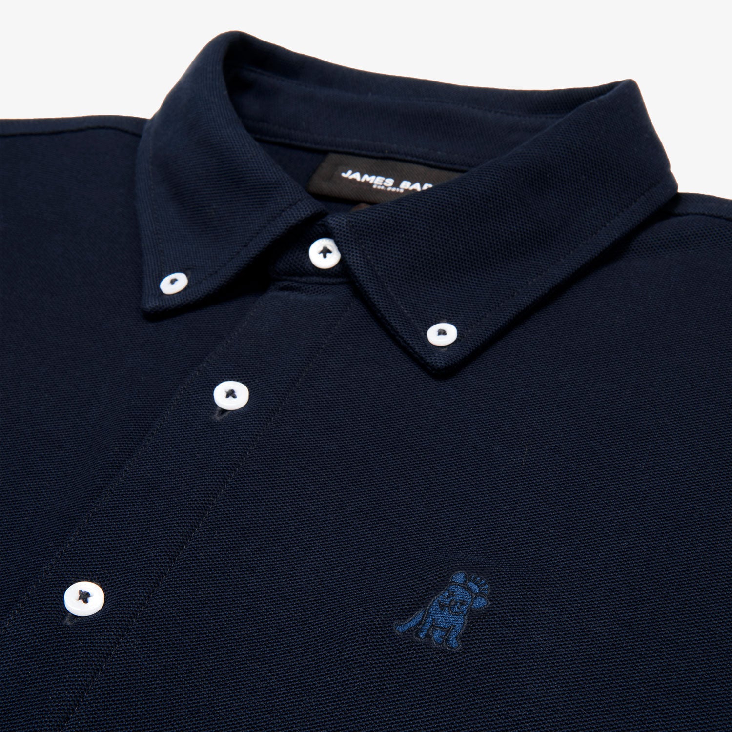 Men's Pique Button Down Shirt - JAMES BARK