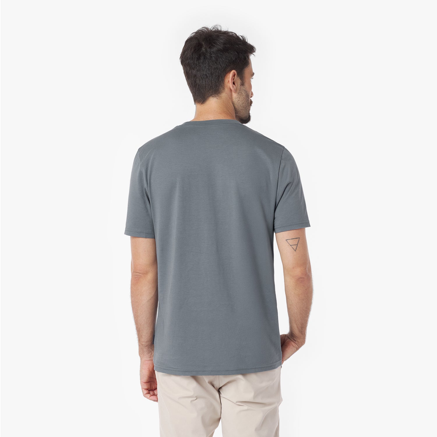 Men's Crew Neck Jersey T-Shirt - JAMES BARK