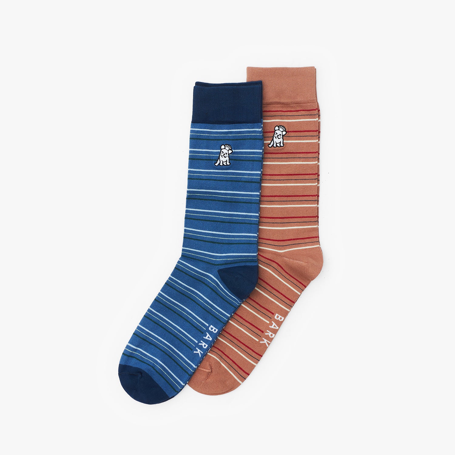 Men's 2 - Pack Striped Socks - JAMES BARK