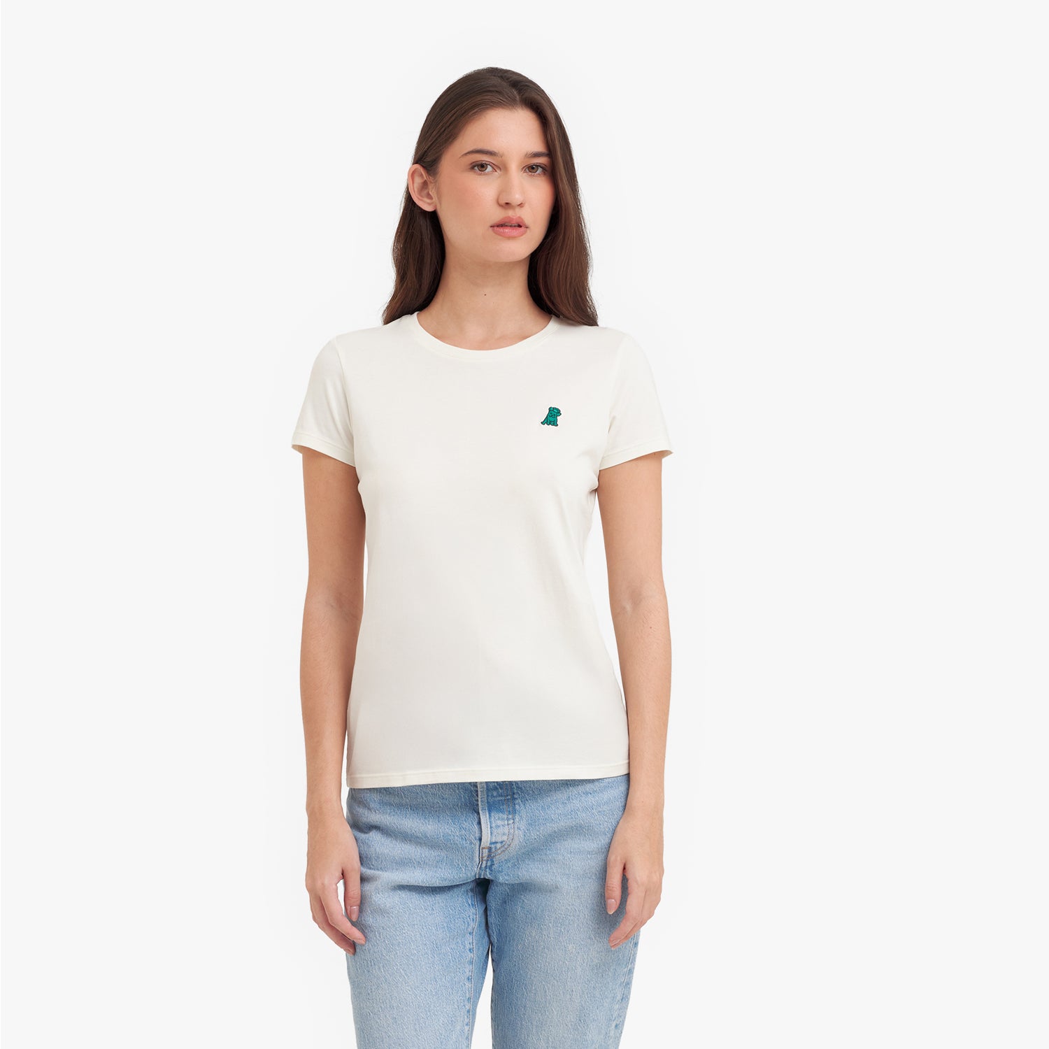 Women's Crew Neck Jersey T-Shirt - JAMES BARK