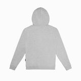 Displays the back of the hoodie laid flat, showing a clean design with no additional embellishments.