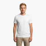 Men's Crew Neck Jersey T-Shirt — White/All White - JAMES BARK