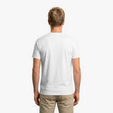 Men's Crew Neck Jersey T-Shirt — White/All White - JAMES BARK