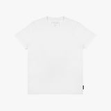 Men's Crew Neck Jersey T-Shirt — White/All White - JAMES BARK