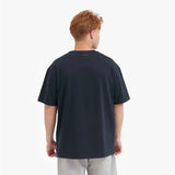Men's Relaxed Pima Cotton T-Shirt — Dress Blue - JAMES BARK